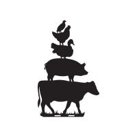 Close-Up of Farm Animal Stack Topper
