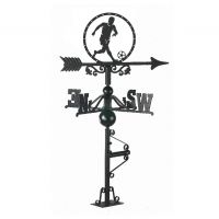 Footballer Weathervane Made From Cast Iron