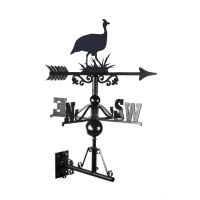 Guinea Fowl Weathervane Mounted