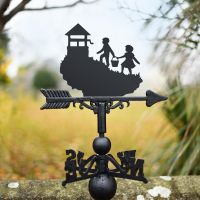 Jack & Jill went up the hill - weathervane