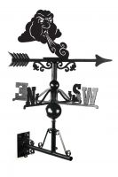 Old Man Winter Weathervane in Full 