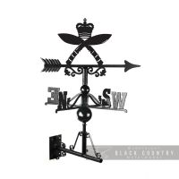 Royal Gurkha Rifles Regiment Weathervane Finish in a Black Finish