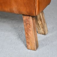 Close up of Mango Wood chunky legs 