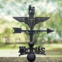 British Parachute Regiment Weathervane Created From Cast Iron