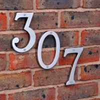 6" Numbers - Heavy Bright Chrome Big ’N’ Bold