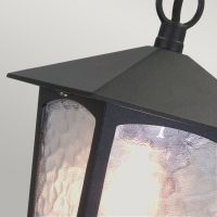 "Oakley Court" Traditional Hanging Chain Porch Lantern Roof Detail