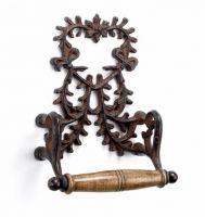 “Juliette” Rustic Heart design Toilet roll holder