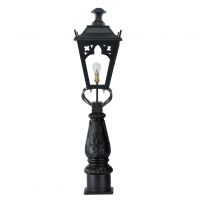 Gothic Design Driveway and Patio Light in Black