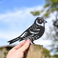 Scale Shot of Black Brambling Steel Fence Topper