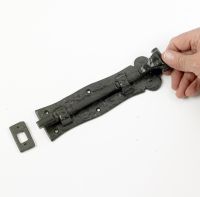 Black Cast Iron Door Bolt