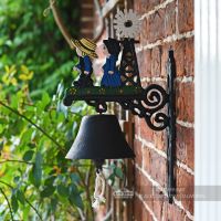 Black Cast Iron Jack and Jill Bell