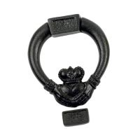 Black Heart and Hand Design Door Knocker