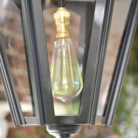 Close-up of the Bulb Holder in the Concordia Hexagonal Hanging Garden Lantern