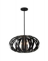 "Halmain House" Black Contemporary Chandelier 
