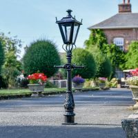 Black Dorchester Miniature Lamp Post - 1.5m