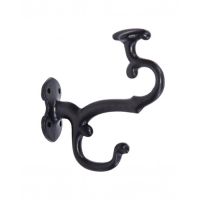 Double Coat and Hat Hook Cast Iron Hook