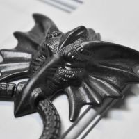 Close-Up of Black Powder Coated Finish