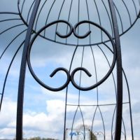 Close-up of the Ornate design on the Gazebo