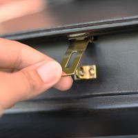 Black Goldhay Secure Post and Parcel Box For Gates