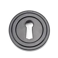 Black Iron Art Deco Escutcheon