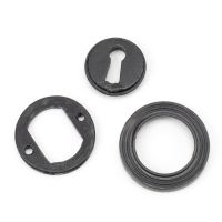 Black Iron Beeswax Round Beehive Escutcheon Parts