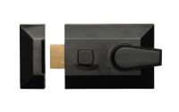 Black Iron Door Night Latch