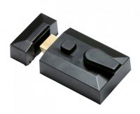 Black Iron Door Night Latch