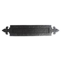 Black Iron Letter Plate