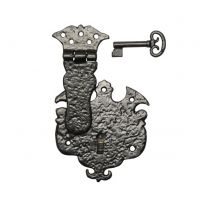 "Willenton Hall" Black Iron Trunk Lock