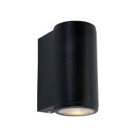 Black Modern "Moose" Galvanised Steel Up/Down Wall Light