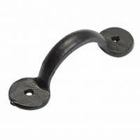 Black Iron Round Plated Pull Handle