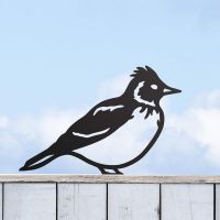 Black Skylark Steel Fence Topper in Situ