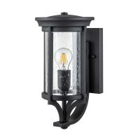 Black Steel "Harrison" Classic Modern Wall Light