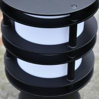 Close-up of the Black Finish on the Pillar Light