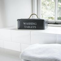 Black Washing Tablets Storage Box