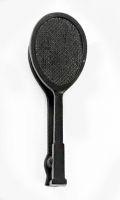 Black Tennis Racket Door Knocker