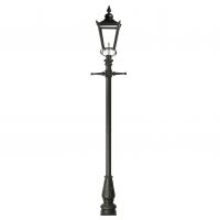 Traditional black Victorian lamp post 3.2m