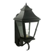 "Wilmslow" Veranda Lantern or Wall Lantern Finished In Black