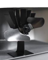 Two Blade stove fan black