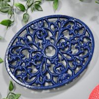 Trivet - Heavy Duty V6 - Oval - Blue