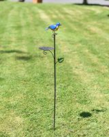 Bluebird Metal Spike With Bird Feeder 