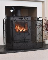 Boarstall Ornate Triple-Fold Fire Guard