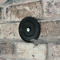 Black Classical Round Push Door Bell 