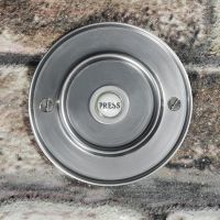 Satin Chrome Sovereign Park Classic Bell Push