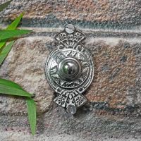 Bright Chrome ornate Bell push