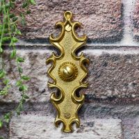 beautiful brass contemporary door bell push