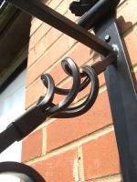 “Fenwick” Hanging Flower Basket & Matching Bracket
