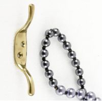 "Canterbury" Deluxe Brass Curtain tie back