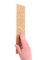 “Brigand Abbey” Solid brass ornate fingerplate