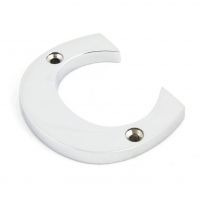 3 Inch Letter C Screw Fix Letter in an Bright Chrome Finish